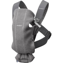 BabyBj?rn Baby Carrier Mini, 3D Jersey, Dark grey