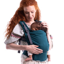 Boba X Baby Carrier Newborn to Toddler - Adjustable Front and Backpack Carrier Petite to Plus Size 7-45 lbs, Ergonomic Baby Carrier with Crossable