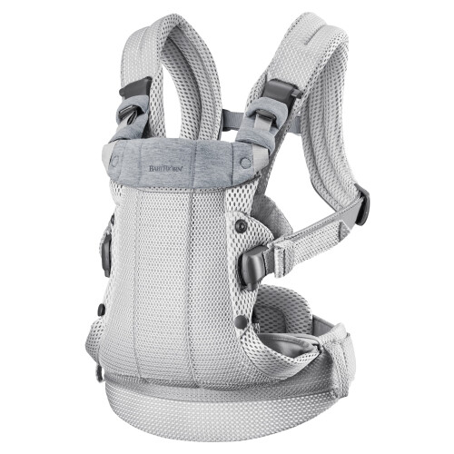 BabyBj?rn Baby Carrier Harmony, 3D Mesh, Silver
