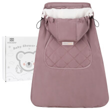 Bebear Winter Cover for Baby Carrier Warm Universal Hoodie Baby Carrier Cover for All Seasons