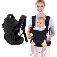Baby Carrier Sling, Infants Soft Carriers for Newborn Toddlers Sling Wrap Front and Back, Ergonomic Design 4 in 1 Multi-Functional Breathable