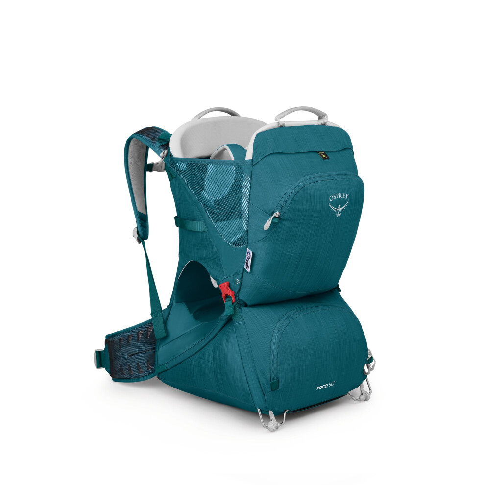 Osprey Poco Child Carriers - Deluxe Child Cokpit - Buil-In Sunshade - Breathable Suspension - Adjustable Fit - Mashine Washable Drool Pad - Bluesign