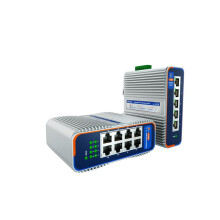 PUSR 100M 5 Ports Industrial Ethernet Switch Plug & Play -40?C~85?C Lighting Protection 6KV Dustproof Design IP40 Protection USR-ISF1005