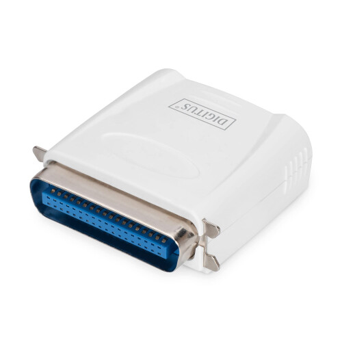 DIGITUS fast Ethernet print server., white, DN-13001-1 1