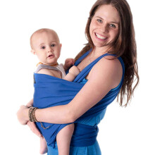 CuddleBug Baby Sling Carrier for Newborns - Infant Baby Wrap Carrier Newborn to Toddler up to 36 lbs - Lightweight & Hands Free Baby Sling Carrier