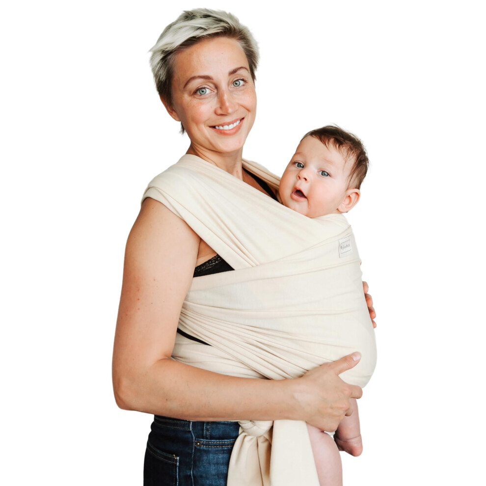 Baby Sling Wrap Newborn To Toddler Carrier 7-35Lb - Soft Stretchy Baby Wrap Sling - Safety Tested - Hands-Free Baby Wrap Carrier - Newborn Sling Ryloobaby