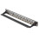 Digitus patch panel ? modular ? for Keystone modules ? 19-inch ? 24-port ? shielded ? rack mount 1U ? V2 ? black 2