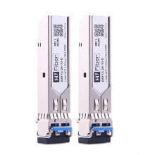 H!Fiber.com 1G SFP Singlemode Module - 1000Base-LX SFP Mini GBIC Transceiver(10km, 1310nm), Dual LC Connector, Compatible for HP