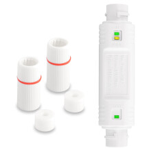 SinLoon IP67 Waterproof PoE Extender 100m/250m Extension 10/100Mbps Outdoor PoE Repeater RJ45 Ethernet PoE Extender for IP Camera Plug and Play
