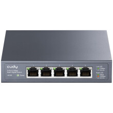 Cudy 5-Port Multi-Gigabit Ethernet Switch, 5 2.5Gbps Ethernet RJ45 Ports, Full 2.5Gbps Ports, Loop Detection, 802.3az Energy saving, Desktop or Wall