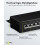 Goobay 96105 CAT 6 Mini/Desktop Patch Panel, 8 Port 4