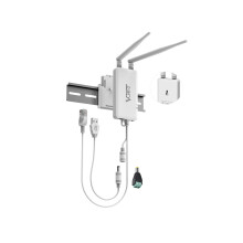 VONETS VAP11S Industrial High Power 2.4GHz WiFi Bridge/Repeater/Mini Router/ Ethernet to WiFi Adapter Hotspot Extender with 2 RJ45 Ports/Antennas