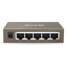 Tenda TEG1005D 5 Port Gigabit Ethernet Switch, Unmanaged Network Switch, Ethernet Splitter / Hub, Fanless, Desktop and Wall-Mounting, Plug and Play,