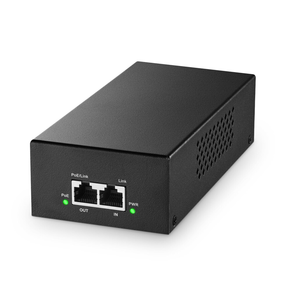 Yulinca 2.5 Gigabit Poe+ Injector, 802.3Af/At/Bt 90W Power Over Ethernet Poe Adapter, 100/1000/2500Mbps, Non-Poe To Poe Adapter, Plug & Play, Distance 5051222456309
