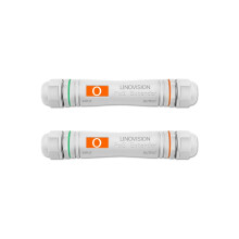 LINOVISION Long Distance Outdoor PoE Extender, Max 800m Power and Data Transmission Over Cat5E/Cat6 IEEE 802.3af/at Waterproof PoE Extender, PoE