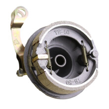 Electric Bike Front Drum Brake Assembly Cover 8.7cm NonSlip Noise Reduction Aluminum Alloy