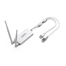 Vonets VAP11S Mini WiFi Bridge/Repeater/Router - 2.4GHz Industrial with 2 RJ45 Ethernet Ports and 2 External Antennas, Perfect for Electronic Scale,