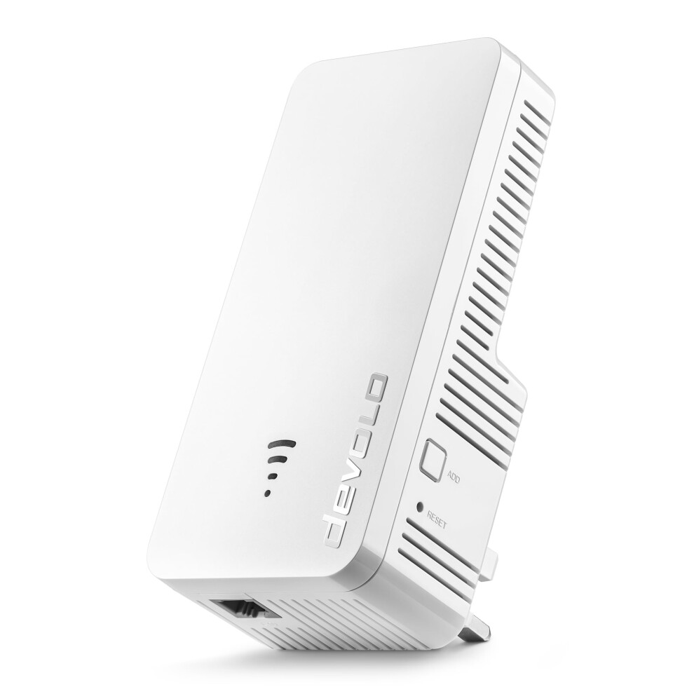 Devolo Wifi 6 Repeater 3000, Wifi Booster - Up To 3000 Mbps, Mesh Wifi 6 Adapter, 1X Gigabit Lan, Wifi Access Point, Wifi Repeater, Wifi For Home,
