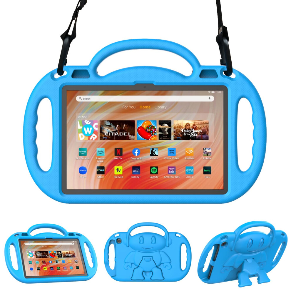 Fire Hd 10 Tablet Case For Kids (13Th/11Th Gen, 2023/2021) - Sonlaryin Lightweight Kid-Proof Case With Strap, Handle And Kickstand For Fire Hd 10 Plus 5051222462492