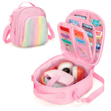 LoDrid Storage Bag Compatible with Yoto Mini (2024 Edition), Portable Carrying Case for Audio Music Player & Headphone Accessories, Card Holder Hold