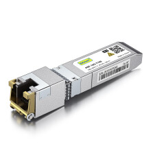 10Gtek 100-Meter 10GBase-T SFP+ to RJ45 Transceiver, RJ45 to SFP+ Copper Ethernet CAT.6a Module, for Cisco SFP-10G-T-X