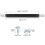QWORK? Brush Cable Entry, Patch Panel Brush Plate For 19" Server Cabinet 3