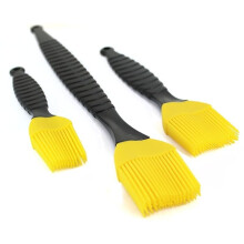 Silicone Cooking Brushes Set 3Piece Heat Resistant 500F Dishwasher Safe for BBQ Pastry and Grill