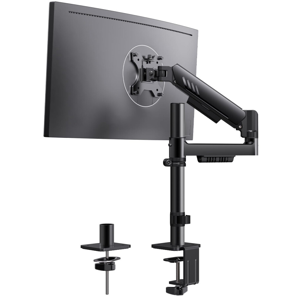 Photos - Other for Computer ErGear Single Monitor Arm, Adjustable Desk Monitor Mount for 13-34? Screens, Up to 9kg, Enhanced Stability with Integrated C