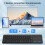 Bnnwa Multi-Device Wireless Bluetooth Keyboard with Touchpad-Wireless Keyboard with Multi-Touch Big Size Trackpad,Support 3 Devices for PC,Windows, 4