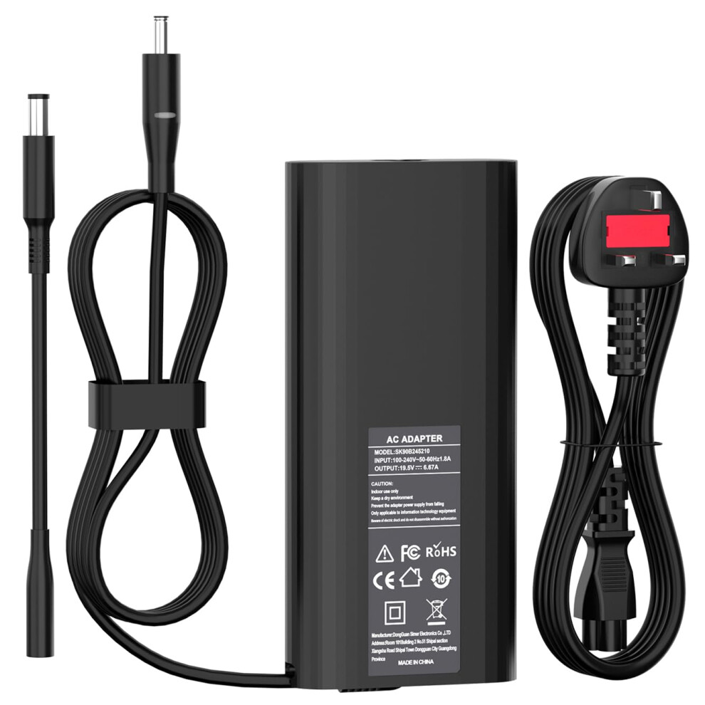 130W Laptop Charger Compatible With Dell Xps 15 7590 9530 9550 9560 9570 Precision M3800 5510 5520 5530 5540 Inspiron 7347 7348 Latitude Studio Vostro 5051222478165