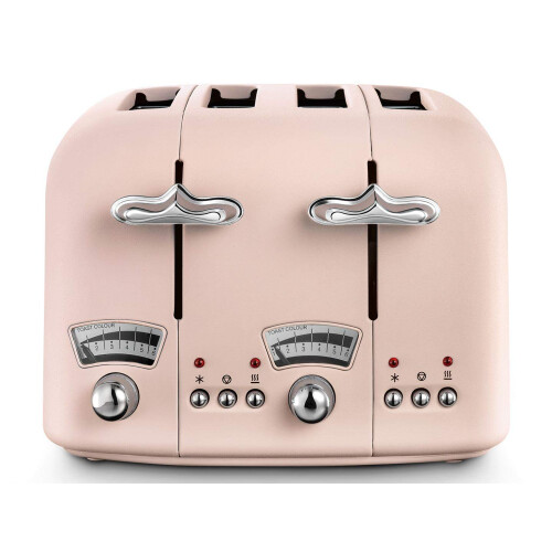 De'Longhi De'Longhi CT04PK Toaster, Plastic, Pink