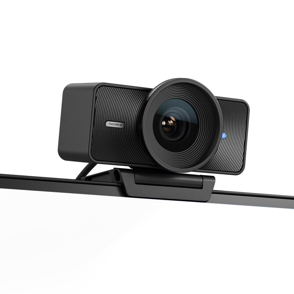 Elgato Facecam 4K - 4K60 Studio Webcam, Dslr-Like Control, Cinematic Effects, 49Mm Lens Filters, Hdr, Uncompressed Video, Optimized Focus Area | Usb-C 5051222474723
