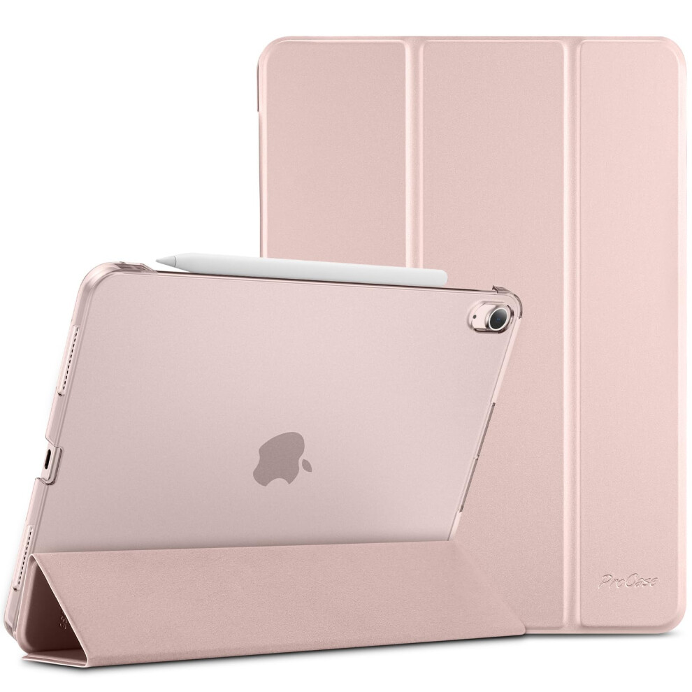 Procase Smart Case For Ipad Air 11-Inch M3 2025/M2 2024/10.9" Air 5Th 4Th 2022 2020, Protective Cover For Ipad Air 5 4 - Pink 5051222484357