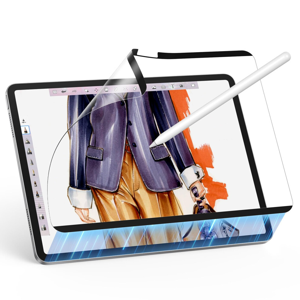 Esr Paper-Feel Magnetic Screen Protector For Ipad Air 13 Inch M3/M2 (7Th/6Th Gen, 2025/2024), Write And Draw Like On Paper, Detachable And Reusable, 5051222480625