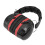 Cache-oreilles pliables anti-bruit 12,3 oz Noir/Rouge 6