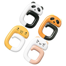Bag Hook for Table with Nonslip Grip, Decorative Panda Handbag Holder, Set of 4