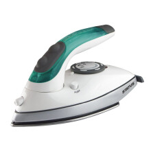 STATUS Tuscan Travel Iron, Clothes Steam Iron, 1100W Dual Voltage, White/Green, (TUSCANIRON1PKB4)
