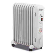 Prem-I-Air 2500W (2.5KW) Oil-Filled Radiator ? 11-Fin Energy-Efficient Free-Standing Electric Heater with 3 Heat Settings, Adjustable Thermostat And