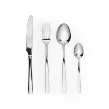 Salter Kendal Cutlery Set - 16 Piece, 18/10 Stainless Steel Dinnerware, 4 Place Settings, Mirror Polished Finish, Including Forks, Knives, Teaspoons,
