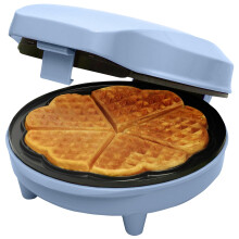 Bestron ASW217BBS Waffle Maker, Alloy Steel, Blue
