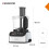 Kenwood Kenwood MultiPro OneTouch FDM73.850SS, Food Processor and Blender Multifunctional with 13 Accessories, Variable Speed and Pulse Function, Integrated 5
