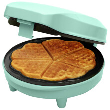 Bestron ASW217MBS Waffle Maker, Alloy Steel, Color: green