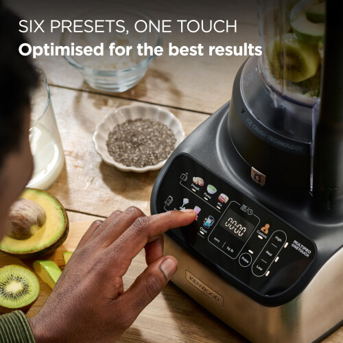 Kenwood Kenwood MultiPro OneTouch FDM73.850SS, Food Processor and Blender Multifunctional with 13 Accessories, Variable Speed and Pulse Function, Integrated 1
