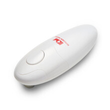 Kitchen Mama Auto Electric Can Opener : Open Your Cans with A Simple Press of Button - Automatic, Hands Free, Smooth Edge, Food-Safe, Battery