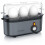 arendo - Electric Egg Boiler, Automatic Cooker with Warming Function for 1 to 3 Perfect Soft,medium and Hard Eggs, Indication Light, Water Measuring 1