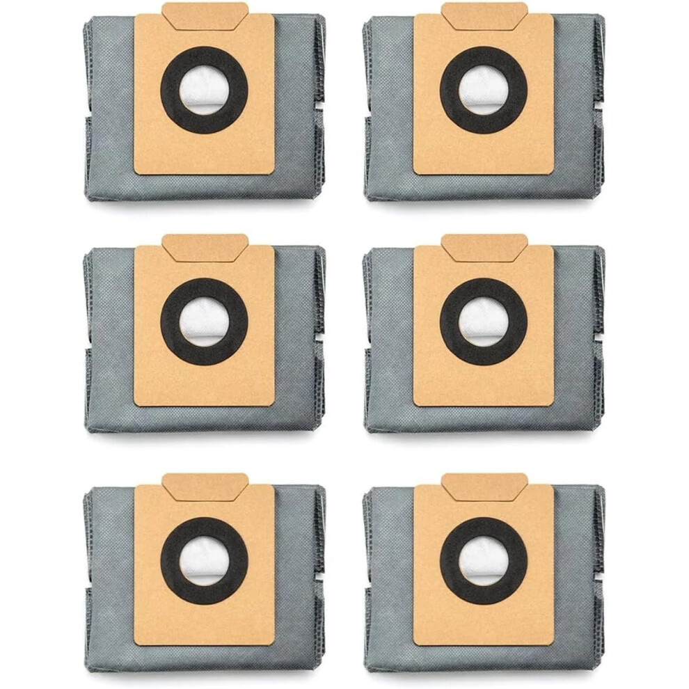 New Eufy 6-Pack Large Capacity Dust Bags Compatible With X10 Pro Omni Robot Vacuum And X8 Pro With Self-Empty Station