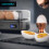 arendo - Electric Egg Boiler, Automatic Cooker with Warming Function, 6 Egg Capacity, Indication Light, for Perfect Soft and Hard Eggs,Water Measuring 4