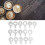 16PCS Coffee Stencils – Multipurpose Cake Decor, PP, 8.5cm 12