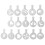 16PCS Coffee Stencils – Multipurpose Cake Decor, PP, 8.5cm 9