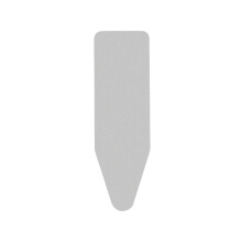Brabantia 2mm Built-in-Foam Ironing Board Cover (E Board/Metallised) Heat-Resistant, Non-Slip, Cord Fastener
